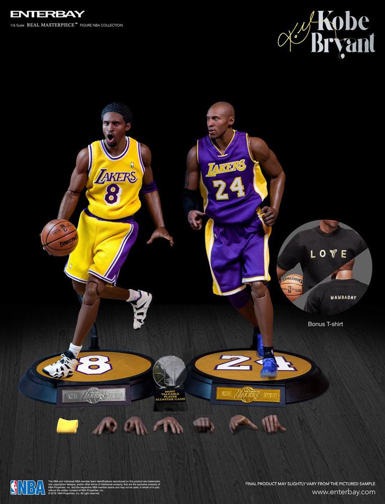 Figurka Kobe Bryant Upgraded Re-Edition - NBA Collection Real Masterpiece Actionfigur 1/6