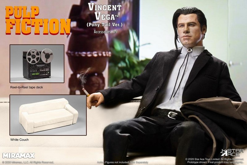Figurka Vincent Vega 2.0 (Pony Tail) Deluxe Version - Pulp Fiction My Favourite Movie Action Figure 1/6