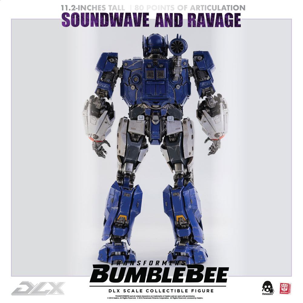 Figurka Soundwave & Ravage - Transformers Bumblebee DLX Action Figure 2-Pack 1/6