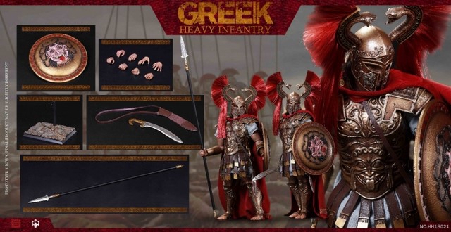 Figurka Greek Heavy Infantry - Imperial Army 1/6 Action Figure