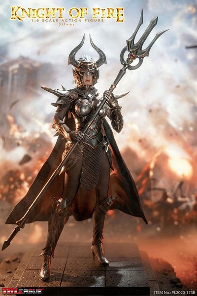 Figurka Knight of Fire Action Figure 1/6 Silver Edition