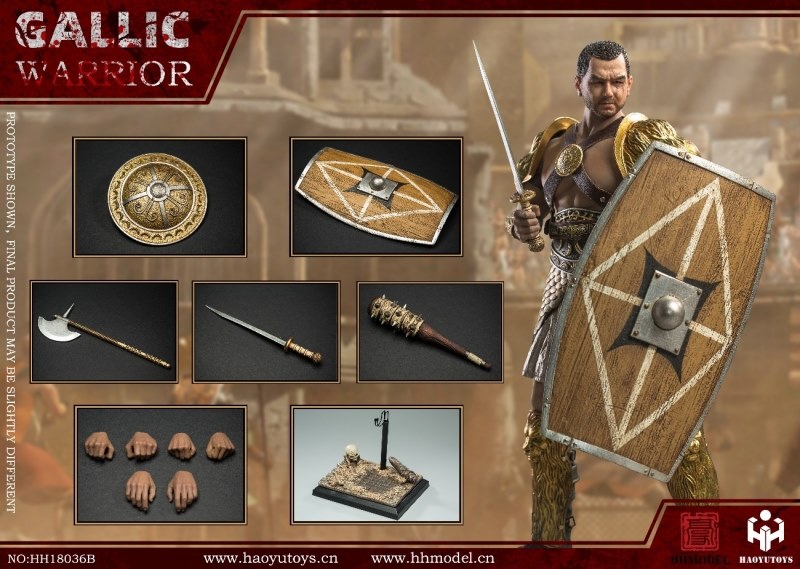 Figurka Gallic Warrior (Gold Edition) - Hunting Ground Fighter 1/6 Action Figure