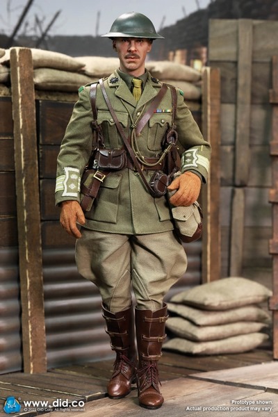 Figurka Colonel Mackenzie - WWI British Officer 1/6 Action Figure