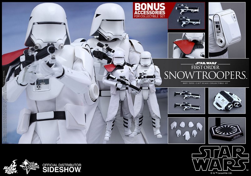 Figurky First Order Snowtroopers - Star Wars Episode VII Movie Figure 2-Pack 1/6