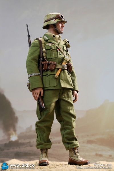Figurka Burk - WWII German Afrika Korps WH Infantry