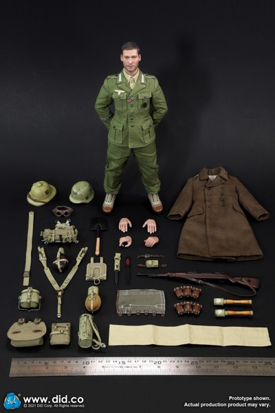 Figurka Burk - WWII German Afrika Korps WH Infantry