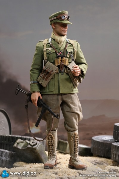 Figurka Wilhelm - WWII German Afrika Korps Infantry Captain