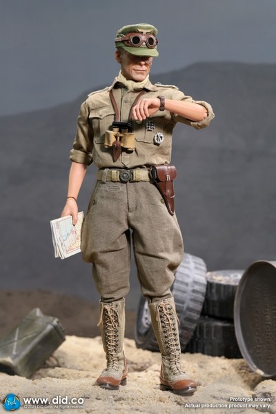 Figurka Wilhelm - WWII German Afrika Korps Infantry Captain