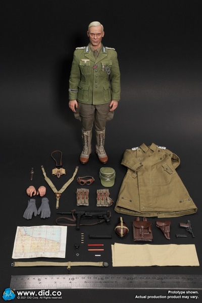 Figurka Wilhelm - WWII German Afrika Korps Infantry Captain