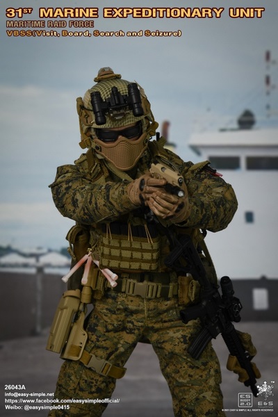 Figurka Maritime Raid Force VBSS - 31th Marine Expeditionary Unit 1/6 Action Figure