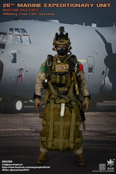 Figurka Maritime Raid Force Military Free Fall Insertion - 26th Marine Expeditionary Unit 1/6 Action Figure