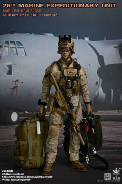 Figurka Maritime Raid Force Military Free Fall Insertion - 26th Marine Expeditionary Unit 1/6 Action Figure