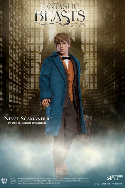 Figurka Newt Scamander Grey Coat Ver. - Fantastic Beasts My Favourite Movie Action Figure 1/6