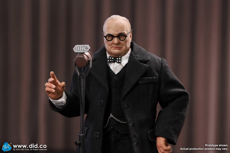 Figurka Winston Churchill - British Prime Minister 1/12 Palm Hero Series 
