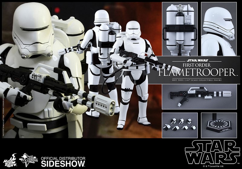 Figurka First Order Flametrooper - Star Wars Episode VII Masterpiece Figure 1/6