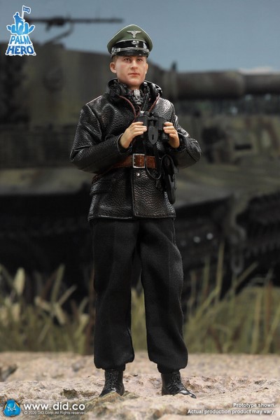 Figurka Michael Wittmann - German SS Hauptsturmführer 1/12 Palm Hero Series