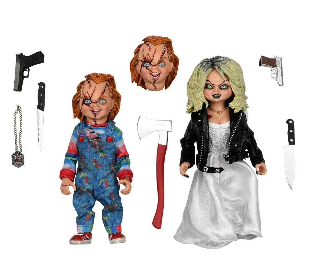 Figurky Chucky & Tiffany - Bride of Chucky Clothed Action Figure 2-Pack 