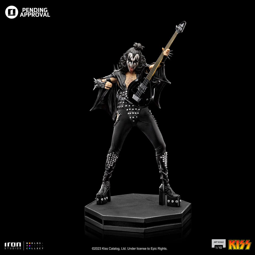 Soška Gene Simons Limited Edtition - Kiss Art Scale Statue 1/10