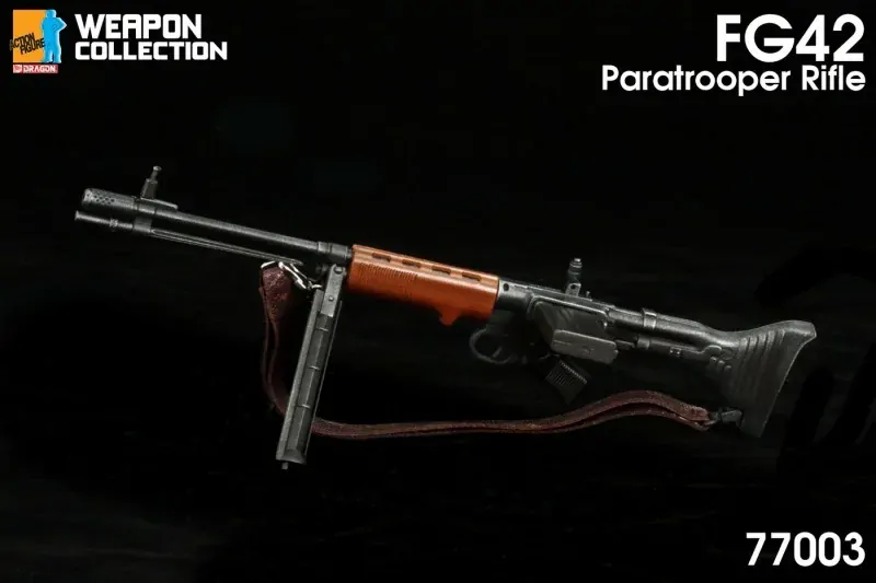 Zbraň pro 1/6 figurky - Fallschirmgewehr FG42 Assault Rifle (Black)