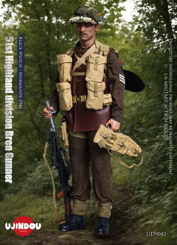 Figurka 51st Highland Division Bren Gunner - Black Watch Normandy 1944 1/6 Action Figure