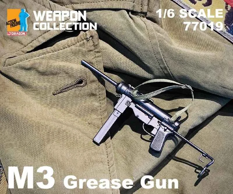 Zbraň pro 1/6 figurky M3 Grease Gun (Black)