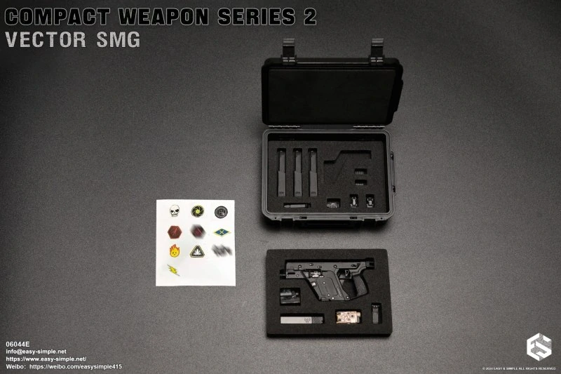 Zbraň pro 1/6 figurky Special Forces Weapon Set C Elite Units LVAW (Black)