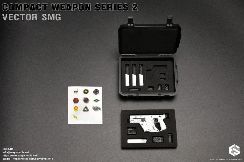 Zbraň pro 1/6 figurky Special Forces Weapon Set C Elite Units LVAW (White)