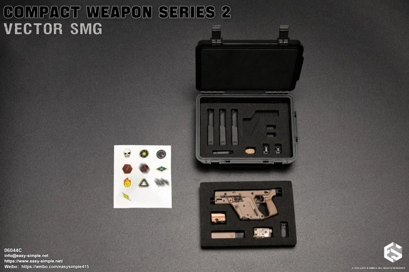 Zbraň pro 1/6 figurky Special Forces Weapon Set C Elite Units LVAW (Coyote)