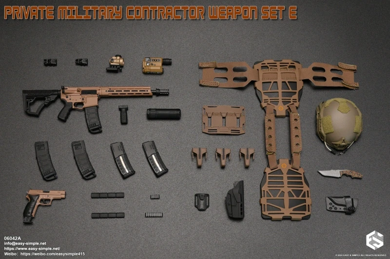 Zbraň pro 1/6 figurky Private Military Contractor Weapon Set E (Coyote)