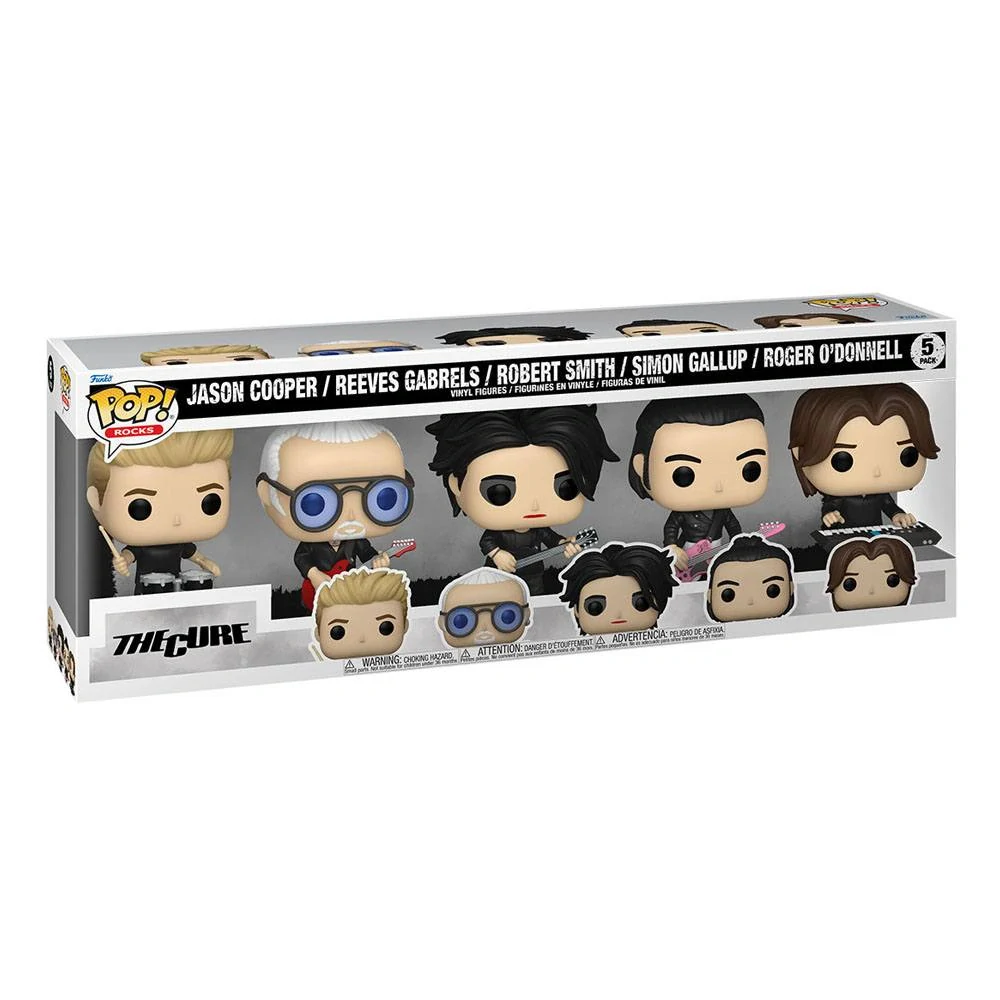 Sada figurek The Cure POP! Rocks Vinyl Figure 5-Pack
