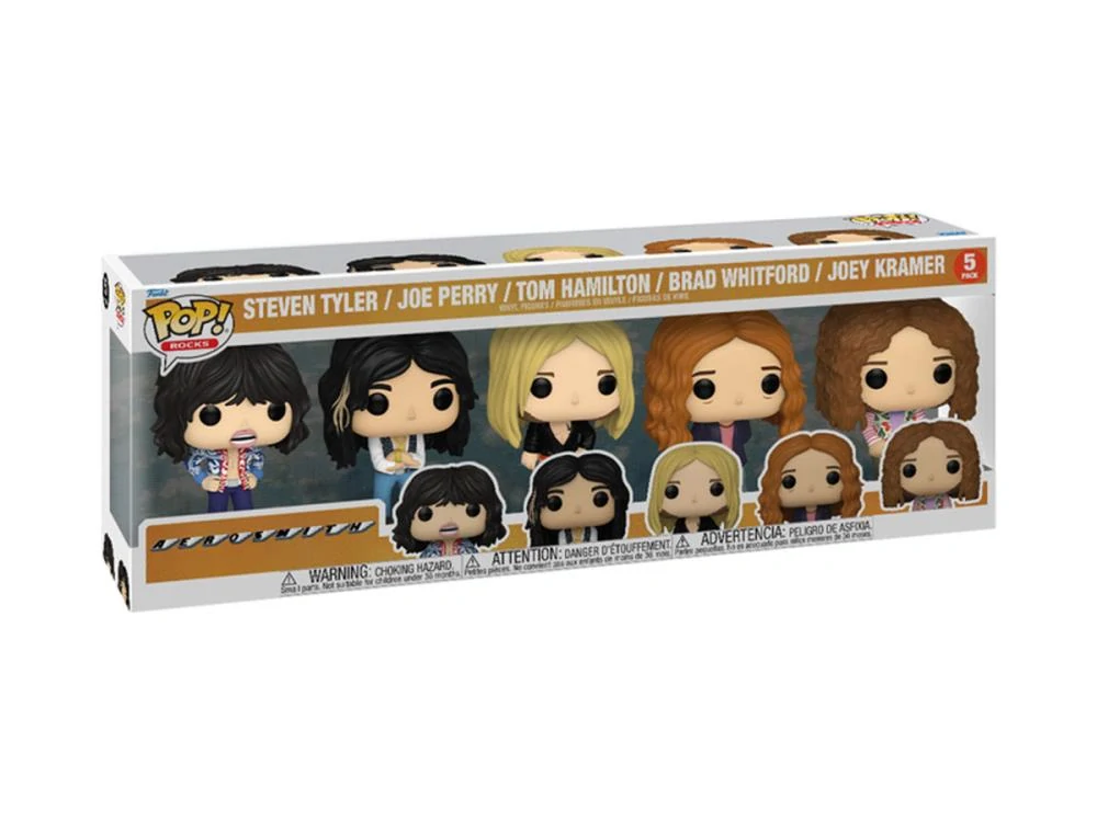Sada figurek Aerosmith POP! Rocks Vinyl Figure 5-Pack