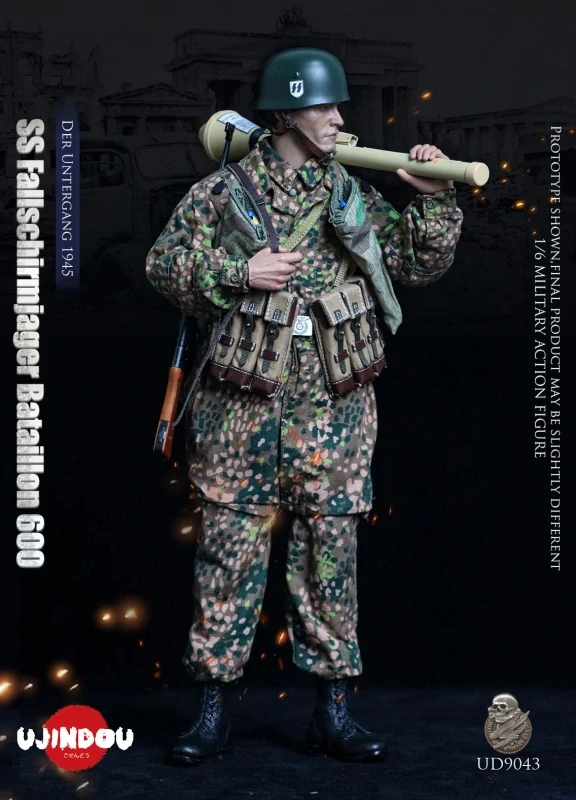 Figurka SS Fallschirmjager Bataillon 600 - Der Untergang 1945 1/6 Action Figure
