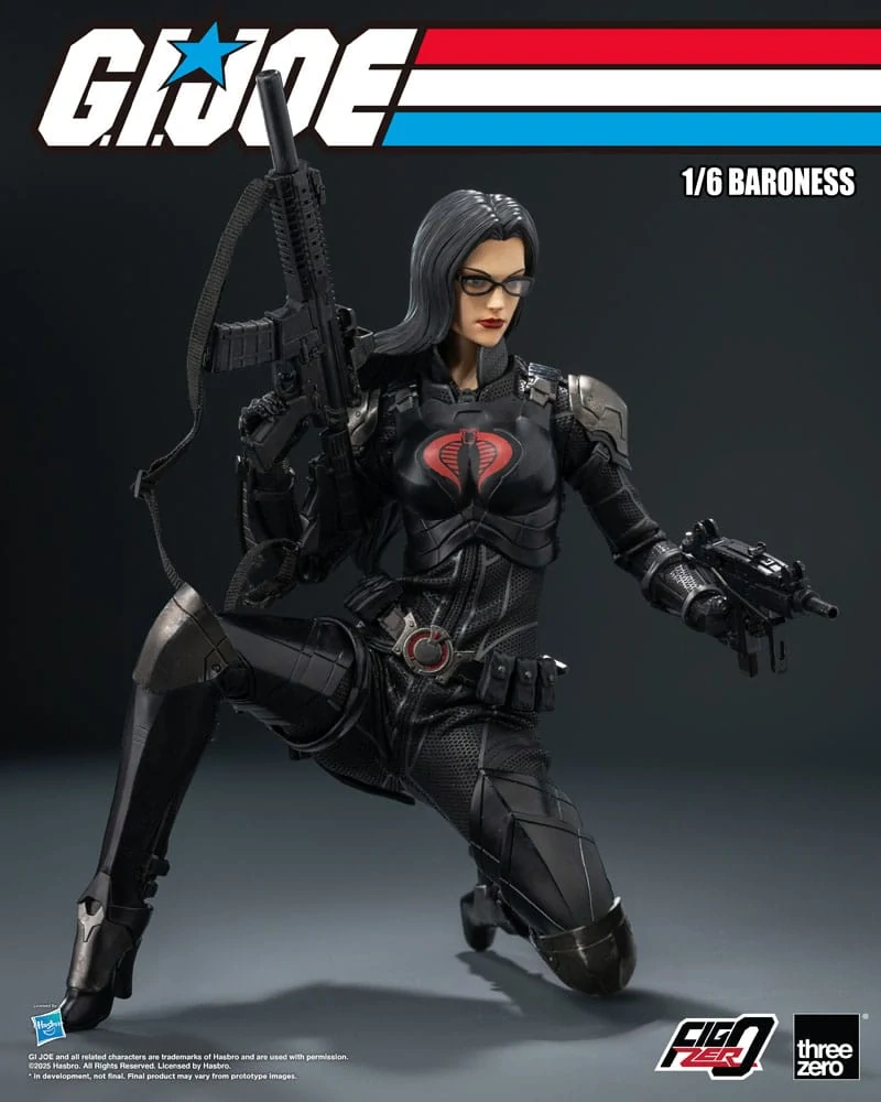 Figurka Baroness - G.I. Joe FigZero Action Figure 1/6