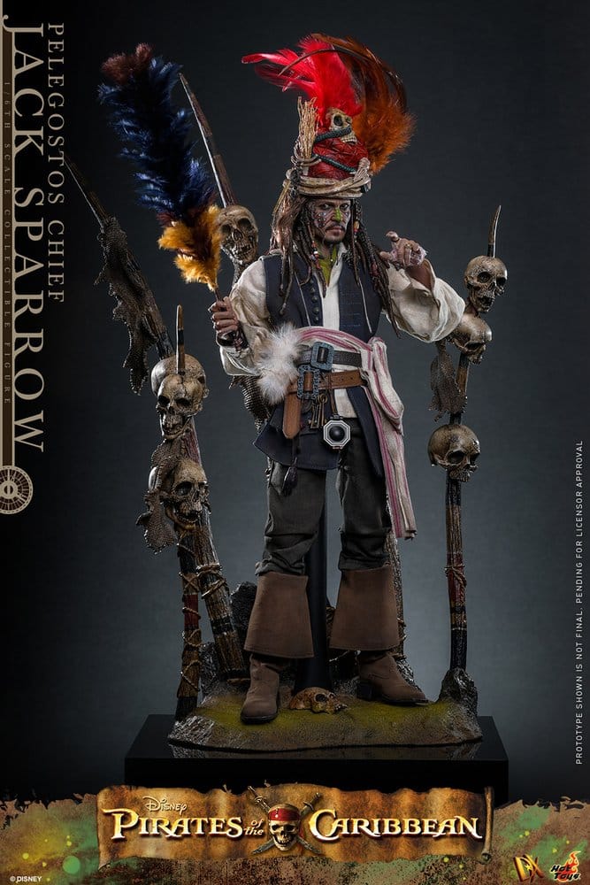 Figurka Pelegostos Chief Jack Sparrow - Pirates of the Caribbean: Dead Man's Chest Action DX Figure 1/6
