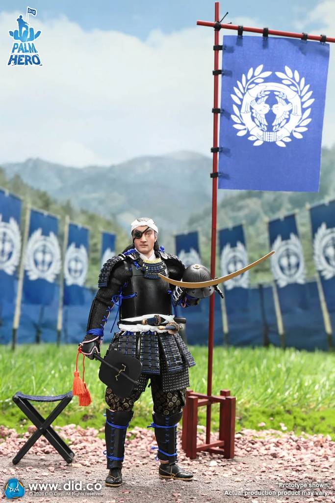 Figurka Date Masamune - Palm Hero Japan Samurai Series 4 Action Figure 1/12