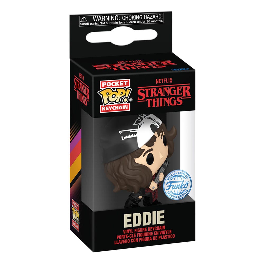 Přívěsek Eddie - Stranger Things POP! Vinyl Keychain 4 cm