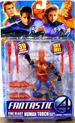 Figurka Human Torch (Fire Blast) - Fantastic Four Movie - Series 5