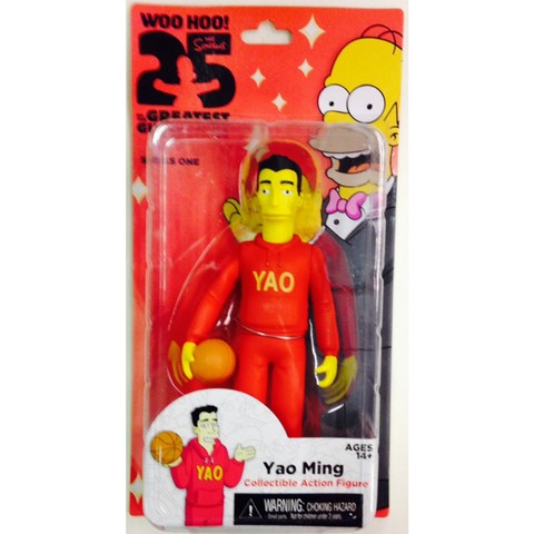 Figurka Yao Ming - The Simpsons 25th Anniversary Action Figure Series 1 Neca