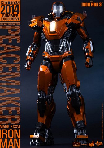 Figurka Iron Man Mark XXXVI Peacemaker - Iron Man 3 Summer Exclusive 2014 Figure 1/6  