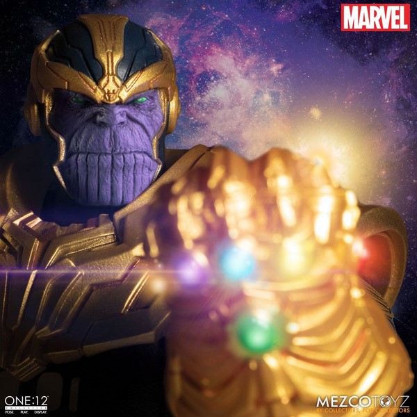 Figurka Thanos - Marvel Universe Light-Up Action Figure 1/12