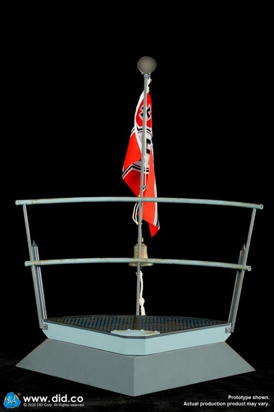 Diorama U-Boat Conning Tower Gun Deck Diorama Set (Deluxe Version)