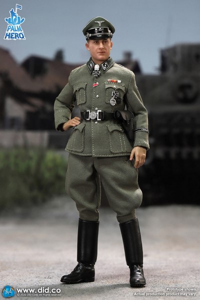 Figurka Michael Wittmann - German SS Hauptsturmführer 1/12 Palm Hero Series