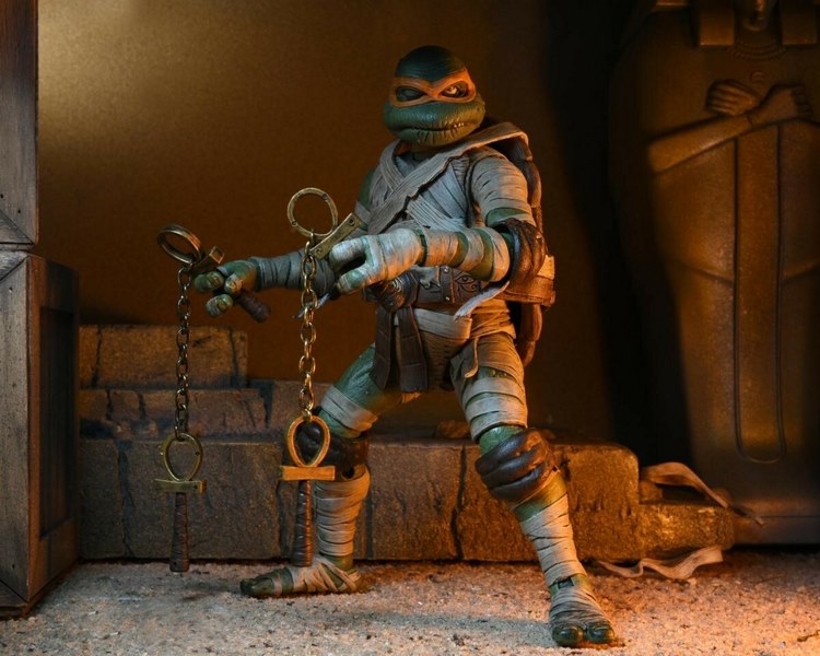 Figurka Michelangelo as The Mummy - Universal Monsters x Teenage Mutant Ninja Turtles Action Figure