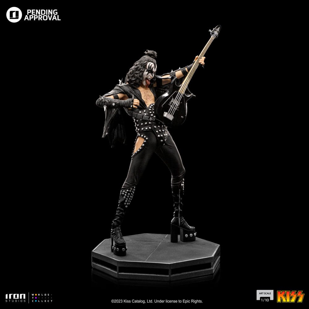 Soška Gene Simons Limited Edtition - Kiss Art Scale Statue 1/10