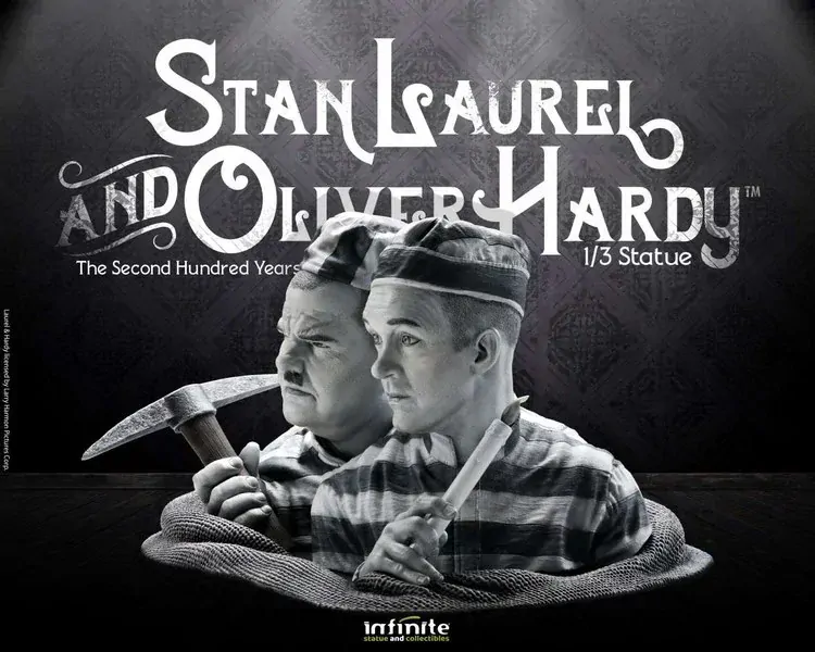 Soška Stan Laurel & Oliver Hardy 1/3 Statue