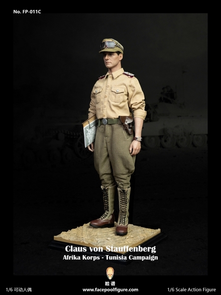 Figurka Claus Von Stauffenberg Afrika Korps Tunisia Campaign - Operation Valkyrie July 20 1944