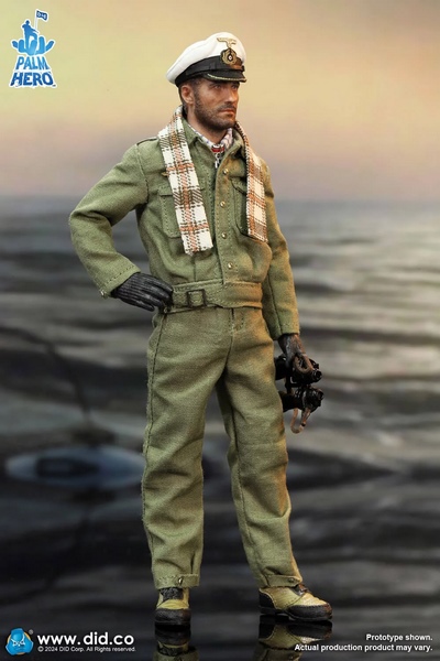Figurka Lehmann - German U-Boat Commander 1/12 Palm Hero Series