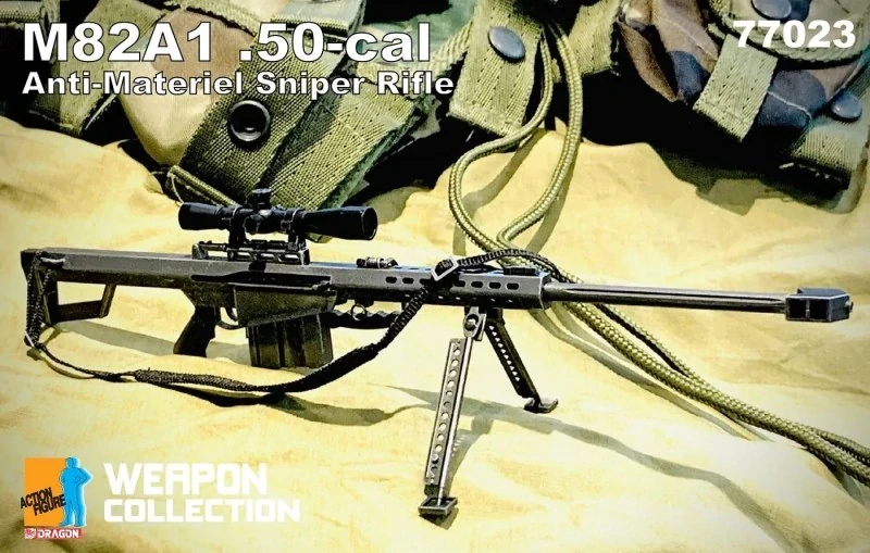 Zbraň pro 1/6 figurky Caliber 50 M82A1 Anti-Materiel Sniper Rifle (Black)