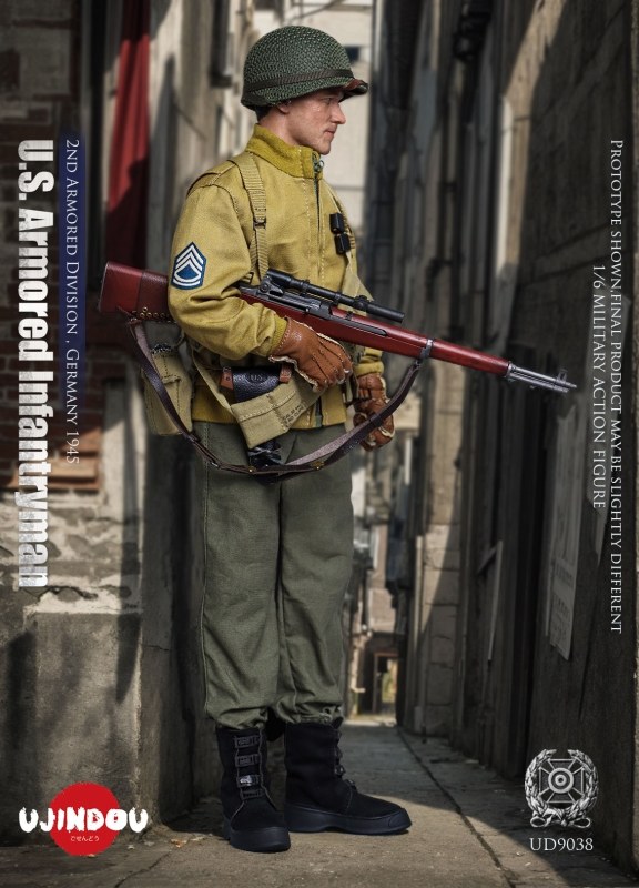 Figurka U.S. Army Armored Infantryman - 2nd Armored Division Germany 1945 1/6 Action Figure