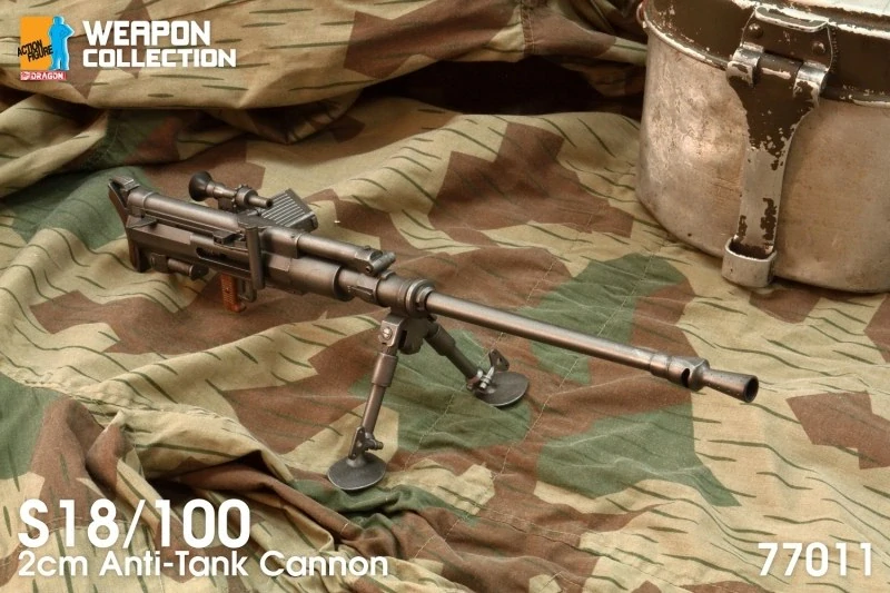 Zbraň pro 1/6 figurky Fusil S18/100 2cm Anti-Tank Cannon